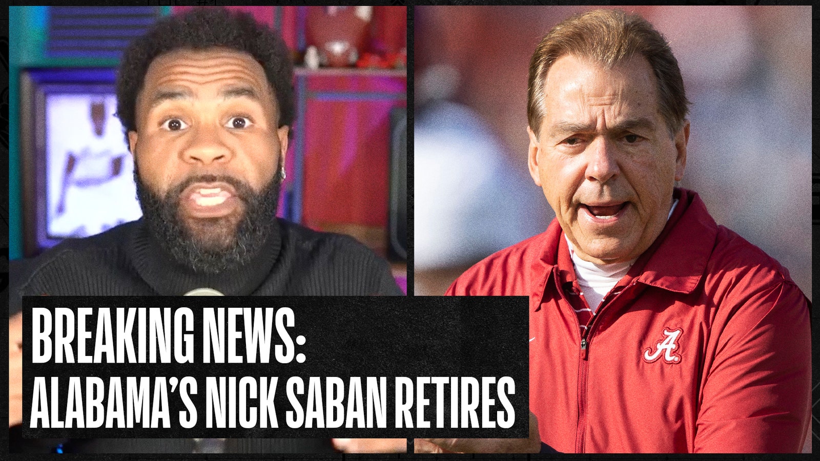 BREAKING: Nick Saban retiring as the head coach of the Alabama Crimson Tide