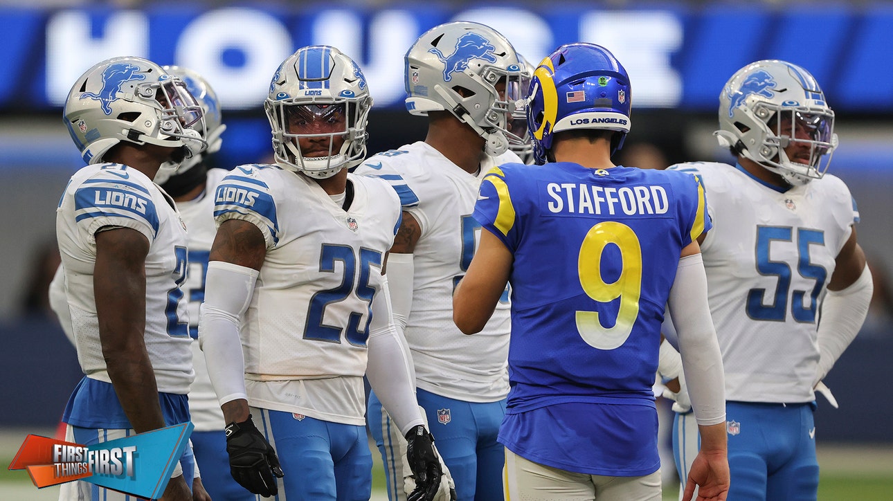 NFC Wild Card: Stafford leads Rams into battle vs. Lions, who wins? First Things First 