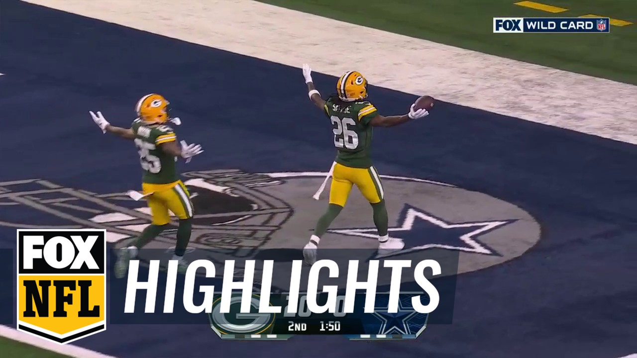 Darnell Savage intercepts Dak Prescott for a 64-yard PICK-SIX to widen Packers' lead over Cowboys | NFL Highlights