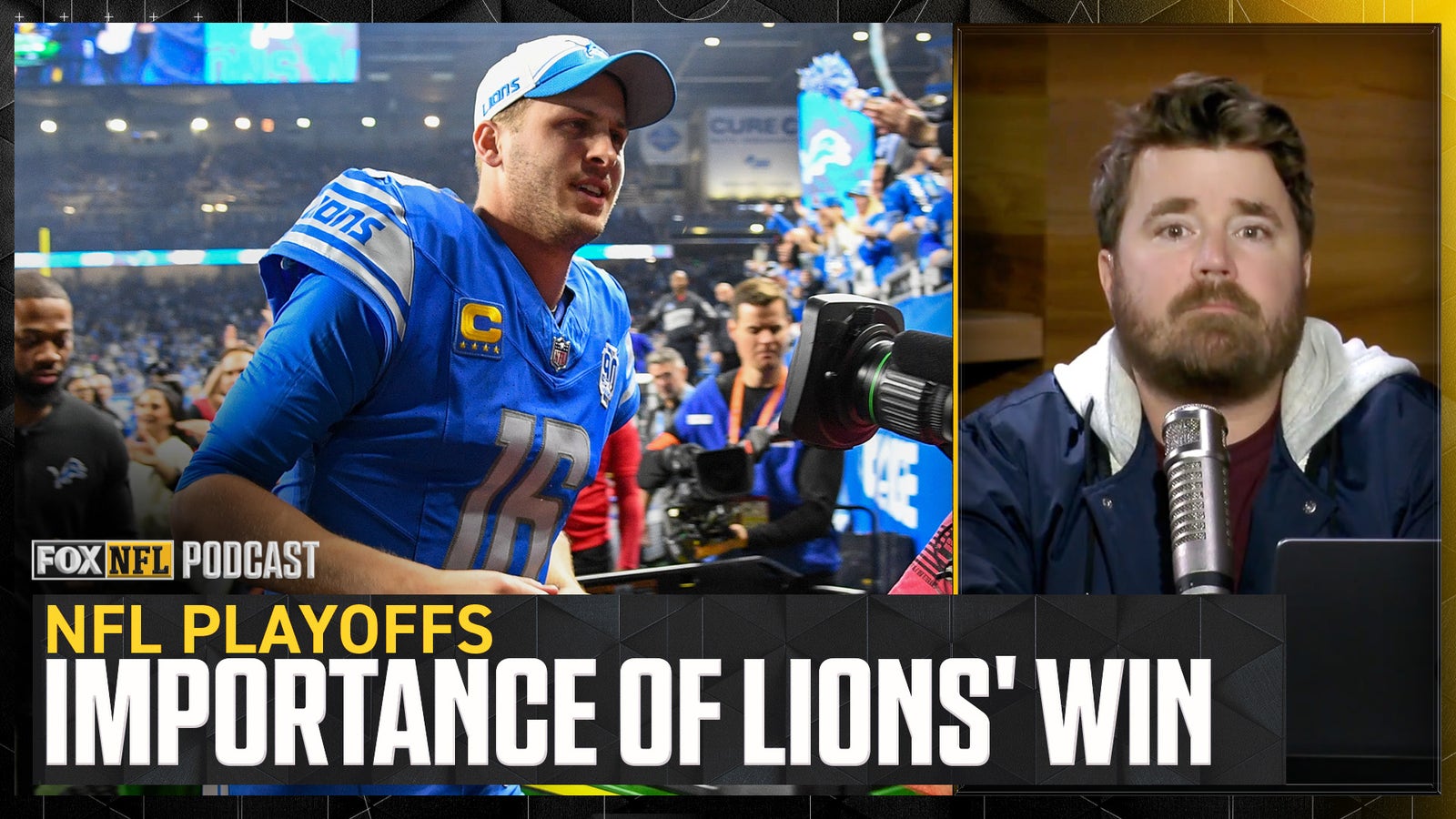     Quão significativa foi a vitória do Detroit Lions para Jared Goff e Dan Campbell?