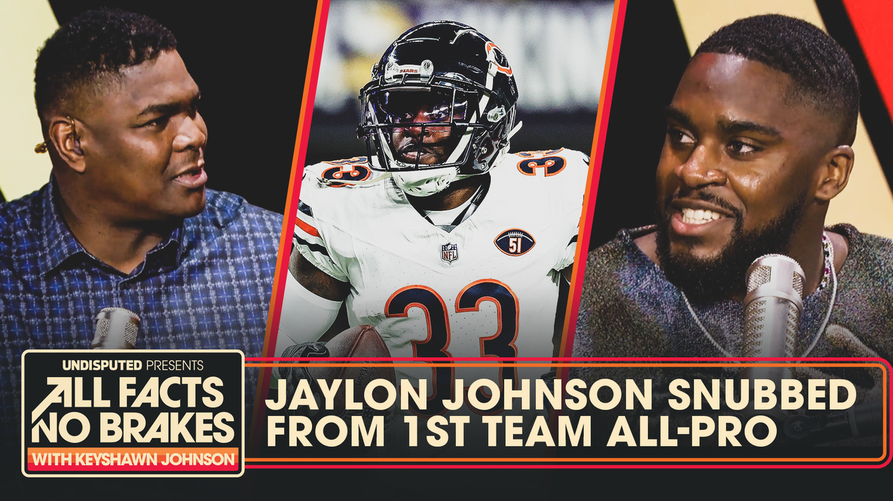Bears CB Jaylon Johnson on being snubbed as a 1st Team All-Pro | All Facts No Brakes