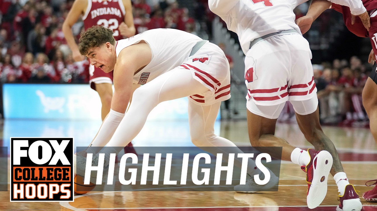 Max Klesmit pours in 26 points in Wisconsin’s win over Indiana | CBB on FOX