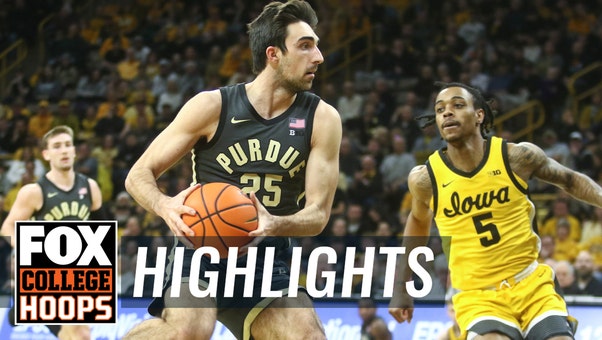 No. 2 Purdue Boilermakers vs. Iowa Hawkeyes Highlights | CBB on FOX