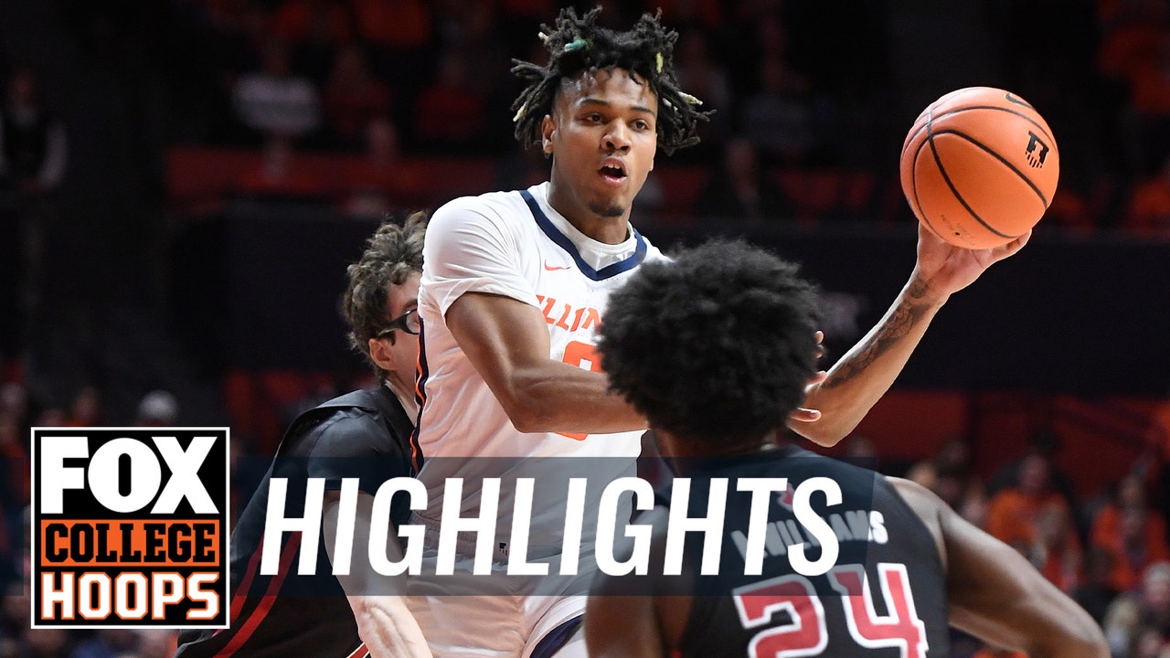 Rutgers Scarlet Knights vs. No. 14 Illinois Fighting Illini Highlights | CBB on FOX