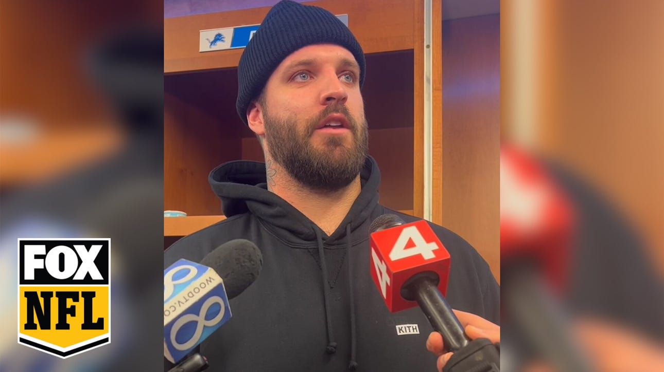 'He's the best center in football' — Lions' Taylor Decker gets emotional when talking about Frank Ragnow
