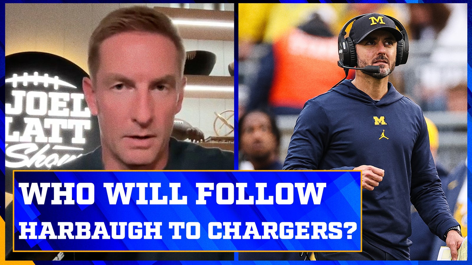 Who will stay at Michigan and who will follow Jim Harbaugh to the Chargers? | Joel Klatt Show