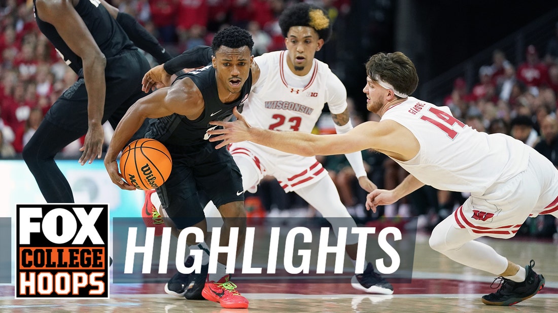 Michigan State Spartans vs. No. 13 Wisconsin Badgers Highlights | CBB on FOX