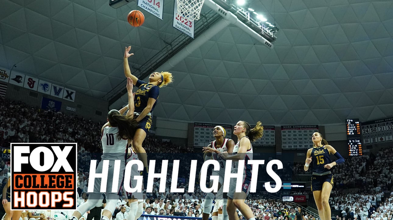 Hannah Hidalgo GOES OFF for 34 points in No. 15 Notre Dame's victory over No. 8 UConn