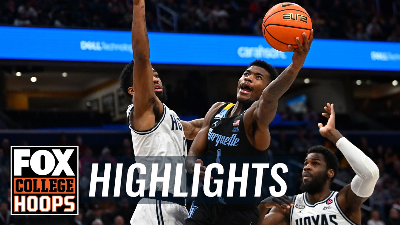 No. 9 Marquette Golden Eagles vs. Georgetown Hoyas Highlights | CBB on FOX