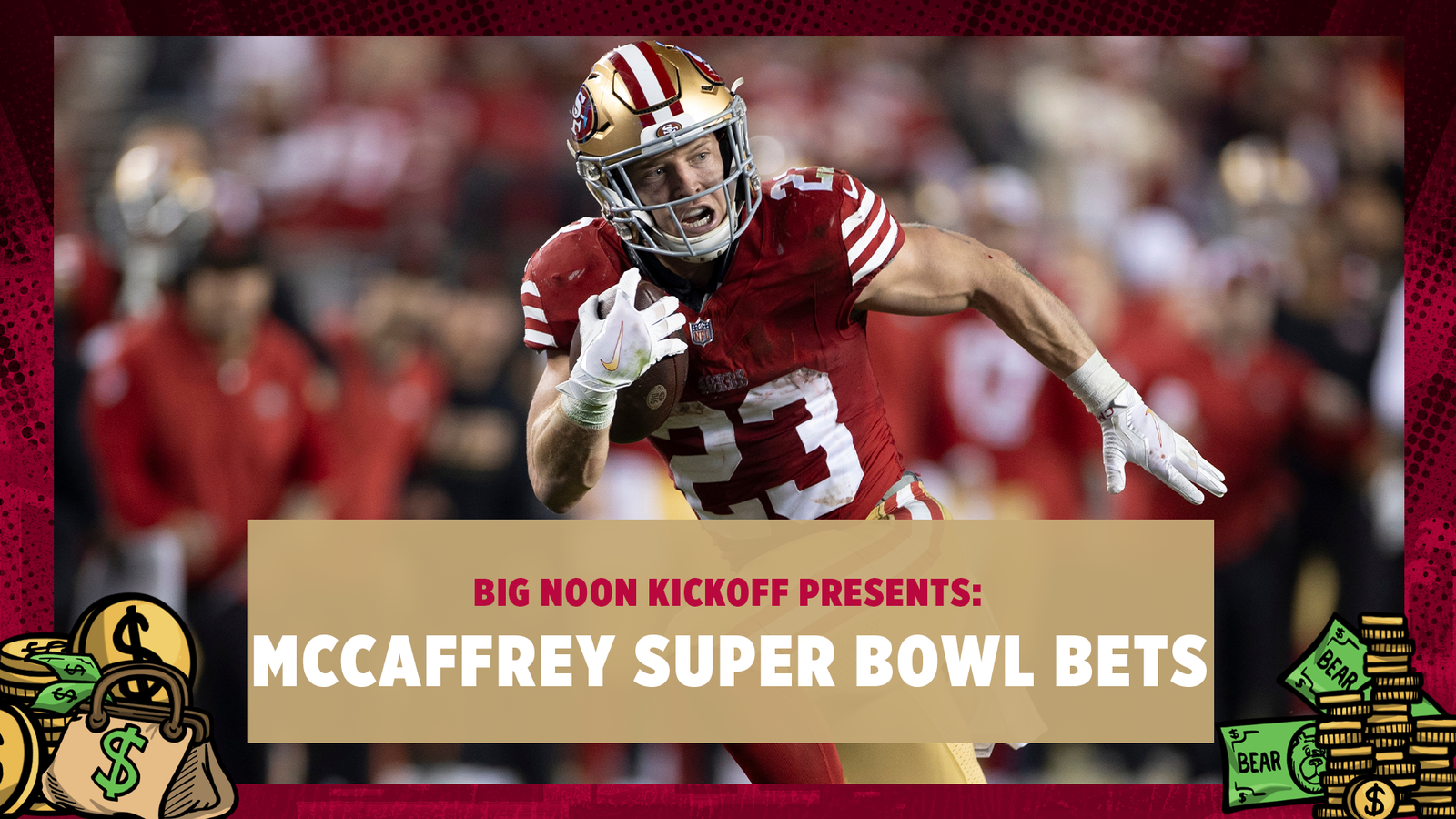 Christian McCaffrey Super Bowl prop bets, gambling odds and best picks 