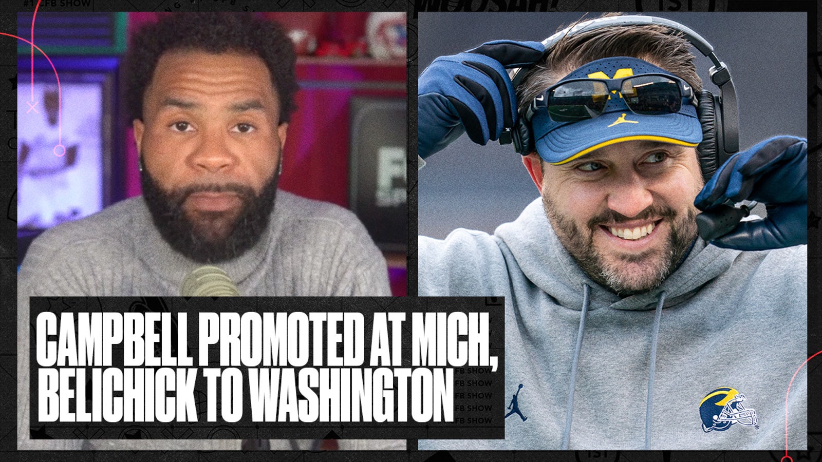 Michigan promotes Kirk Campbell and Washington Hires Steve Belichick