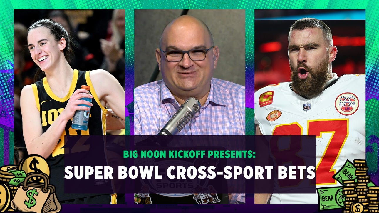 Best Super Bowl cross-sport prop bets ft. Travis Kelce and Caitlin Clark | Bear Bets