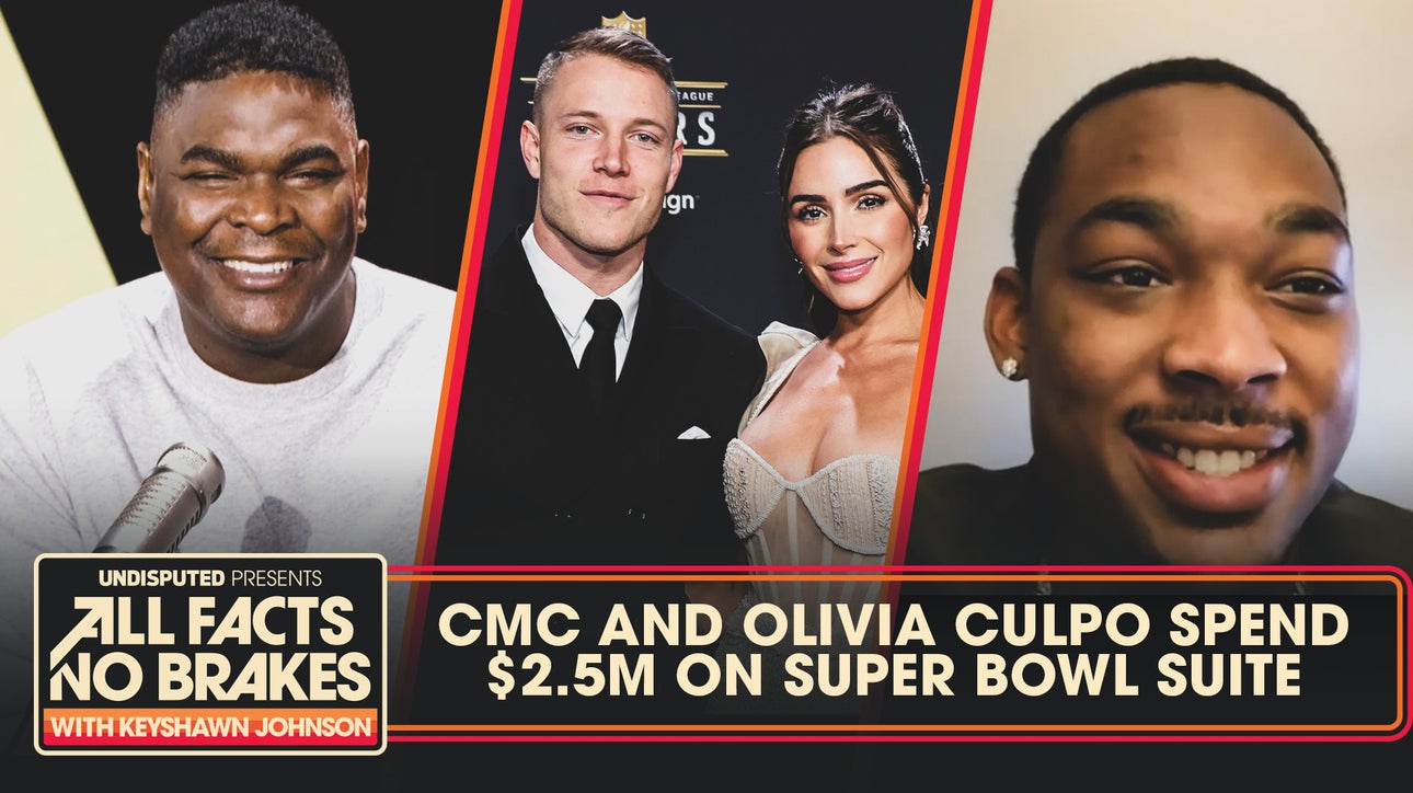 49ers Deommodore Lenoir reacts to McCaffrey spending $2.5M on Super Bowl suite | All Facts No Brakes