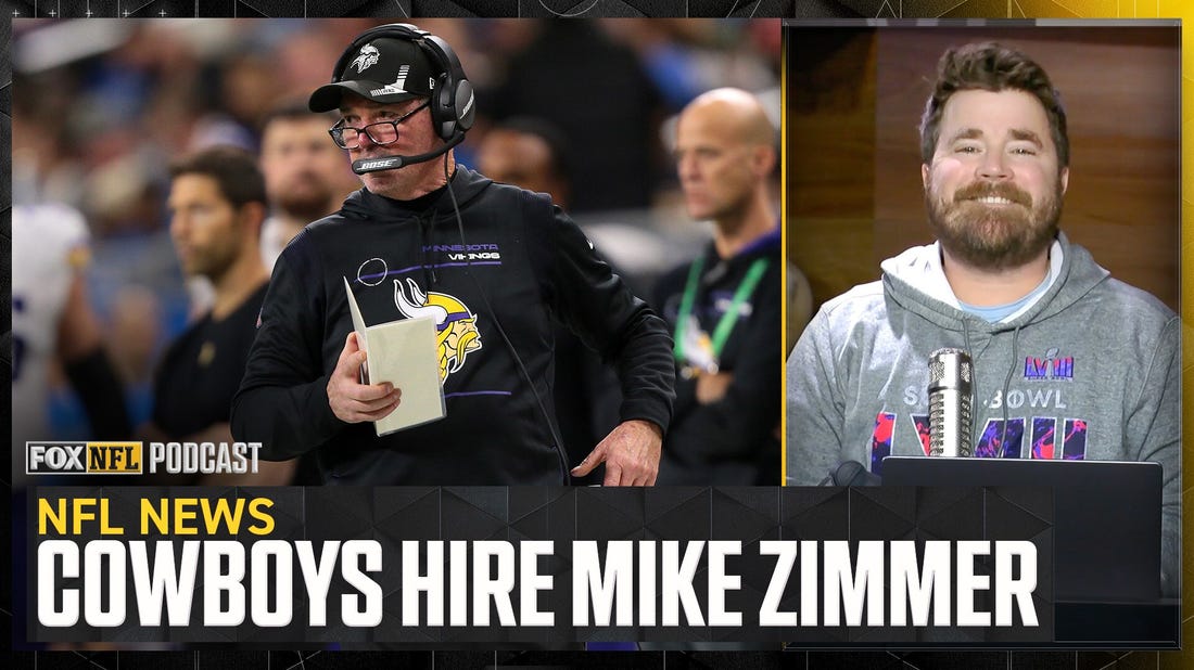 Mike Zimmer hired as Dallas Cowboys' defensive coordinator - Dave Helman | NFL on FOX Pod