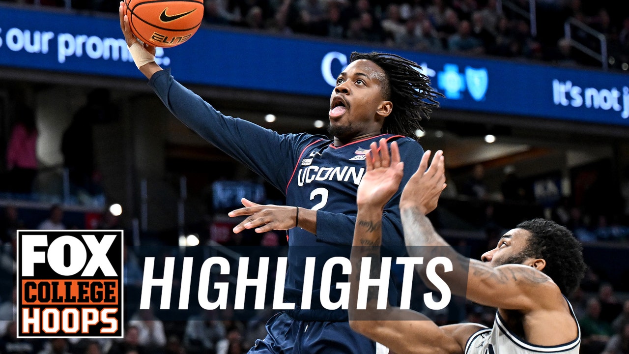 No. 1 UConn Huskies Vs Georgetown Hoyas: Big East Clash Highlights ...