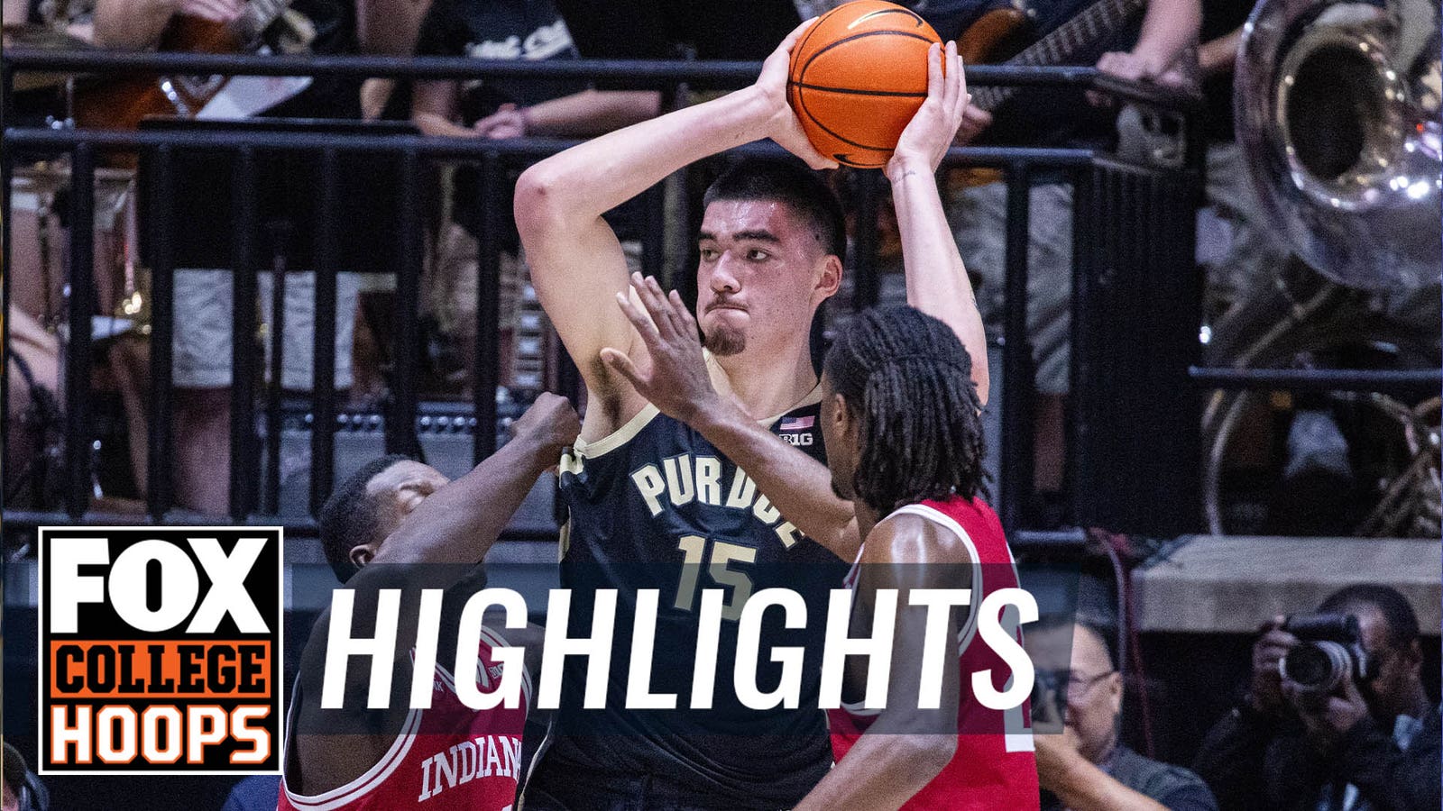 Zach Edey GOES OFF for 26 points in Purdue's DOMINANT victory over Indiana