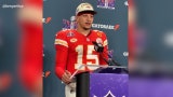 'He brings out the best in me. He lets me be me' - Chiefs QB Patrick Mahomes on coach Andy Reid after Super Bowl win