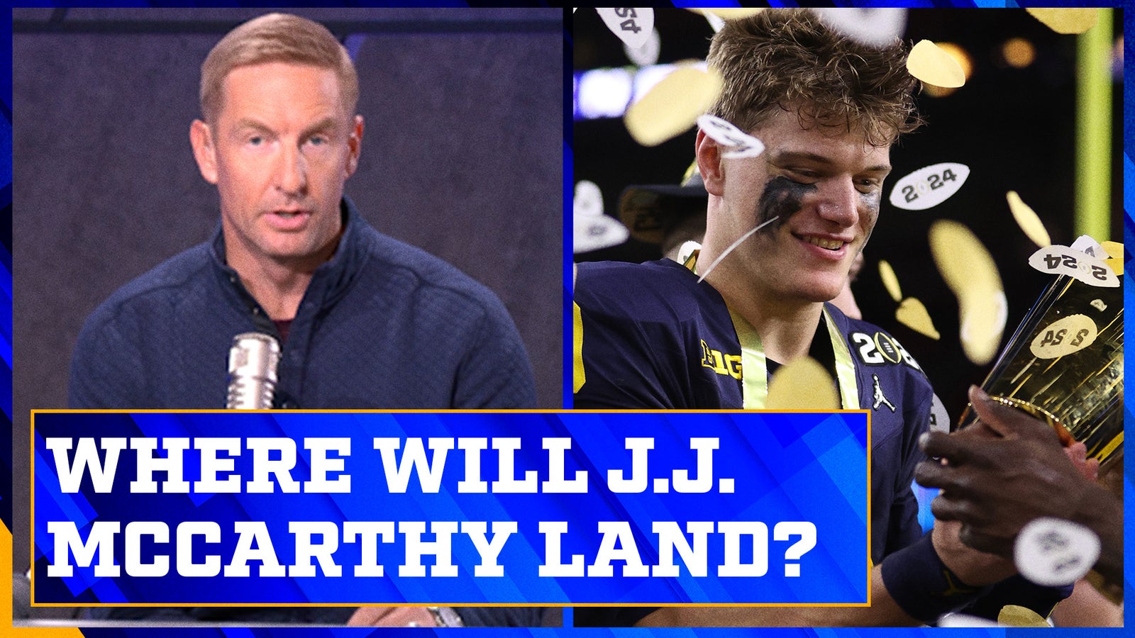 Which NFL franchise will select J.J. McCarthy in the 2024 NFL Draft?