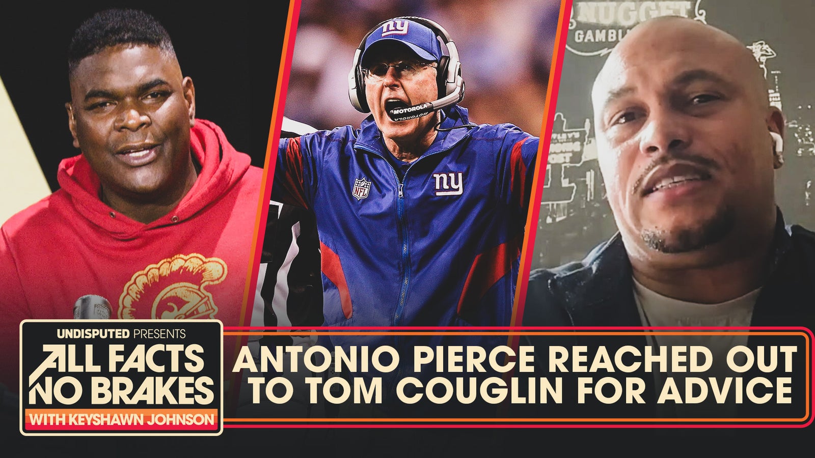 Antonio Pierce talked to Tom Coughlin after taking over as Raiders coach
