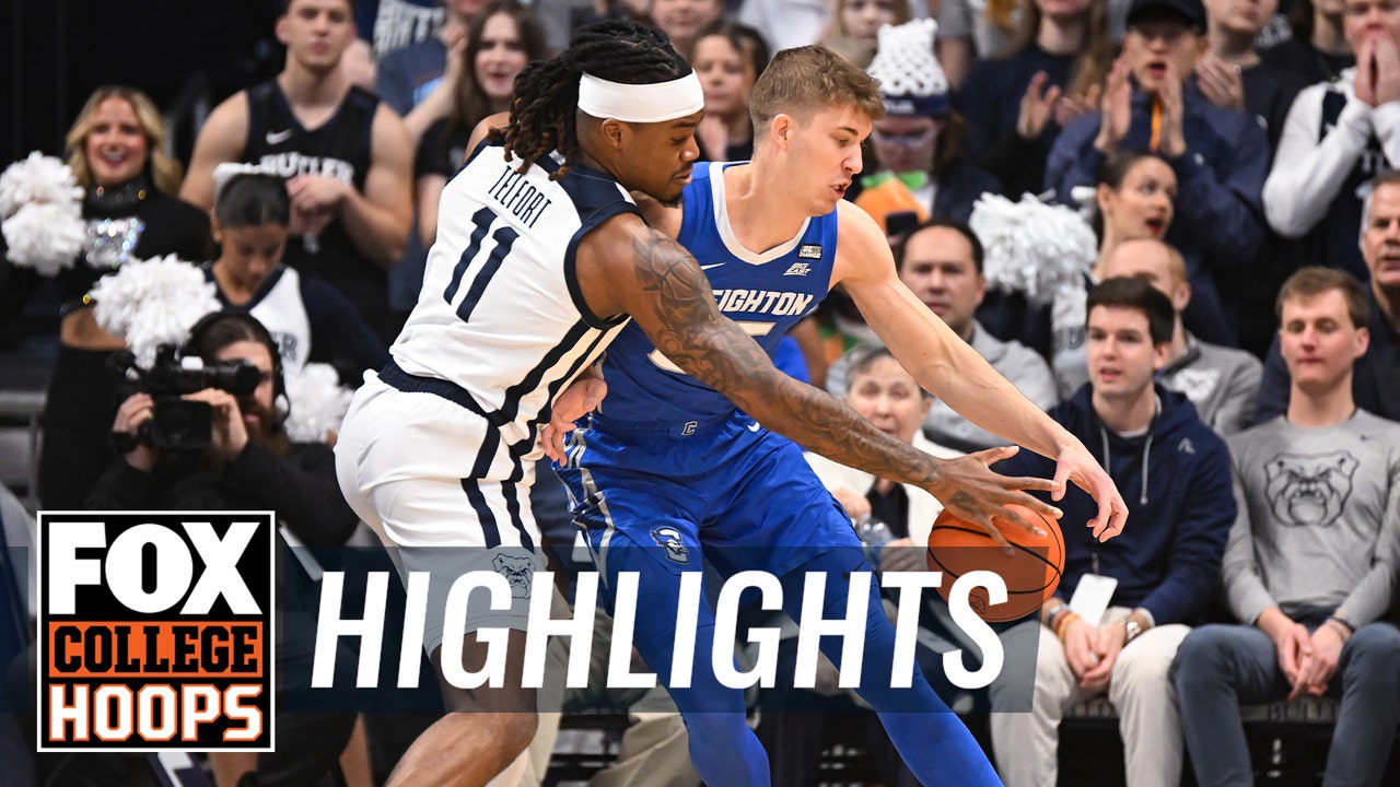 No. 17 Creighton Bluejays vs. Butler Bulldogs Highlights | CBB on FOX