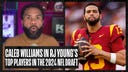 Caleb Williams & Marvin Harrison Jr. in RJ Young's top 1-5 players in the 2024 NFL Draft | No. 1 CFB Show