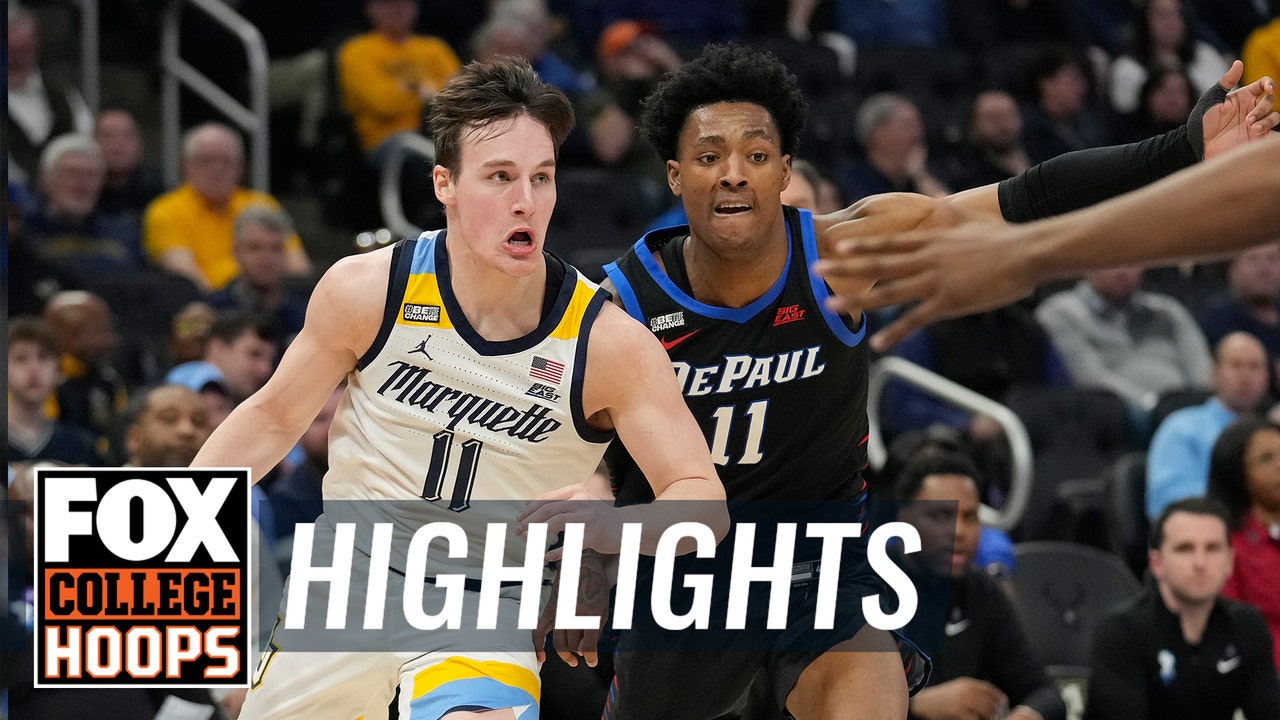 DePaul Blue Demons vs. No. 7 Marquette Golden Eagles Highlights | CBB on FOX