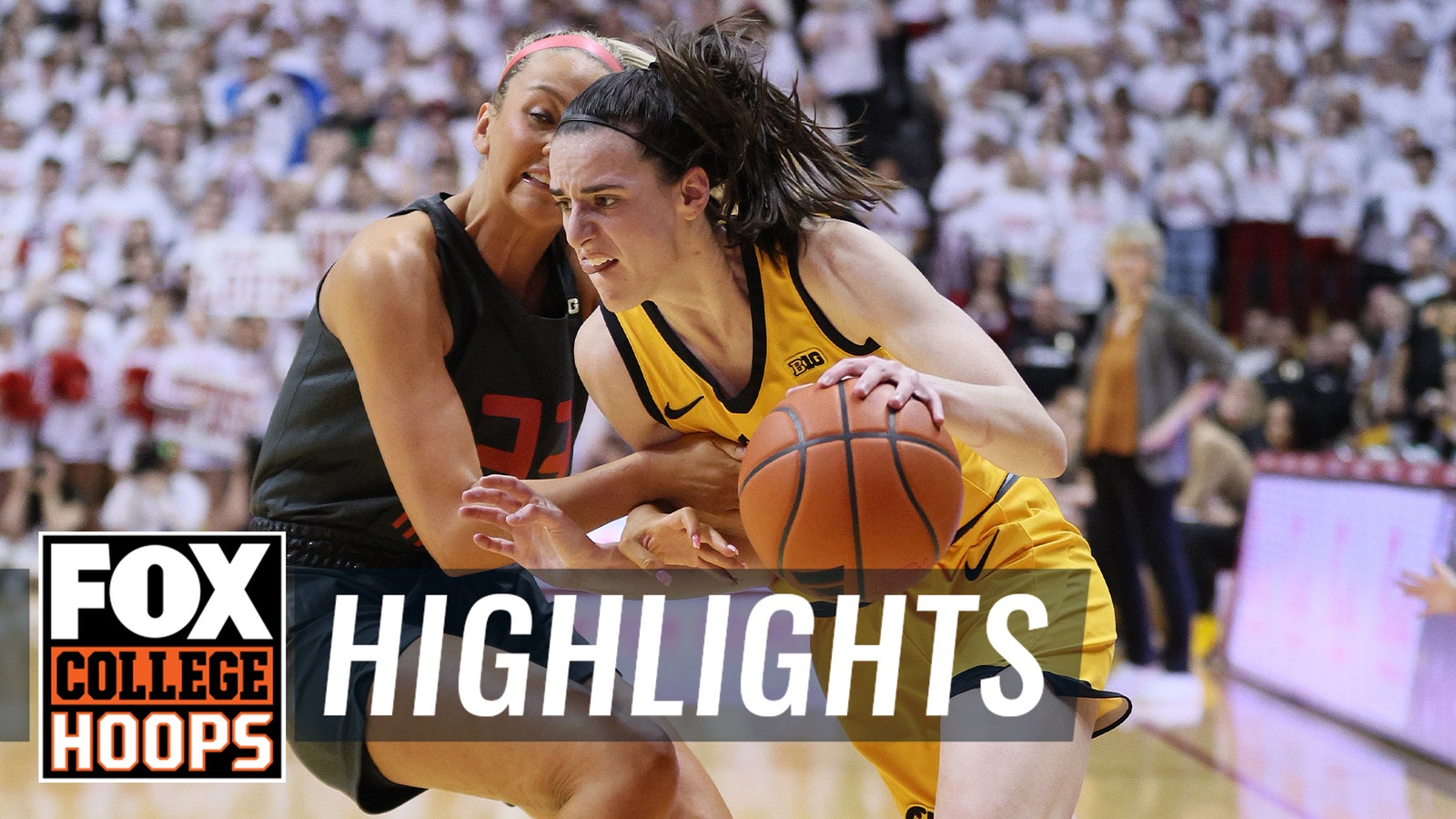 Caitlin Clark Highlights vs. Indiana | CBB on FOX