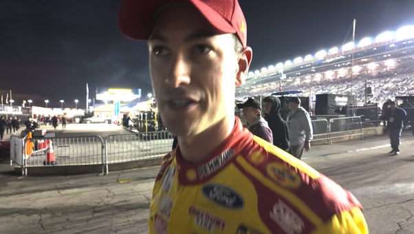 Joey Logano talks about leading 27 laps before his wreck at the end of Stage 2 the Ambetter Health 400 | NASCAR on FOX
