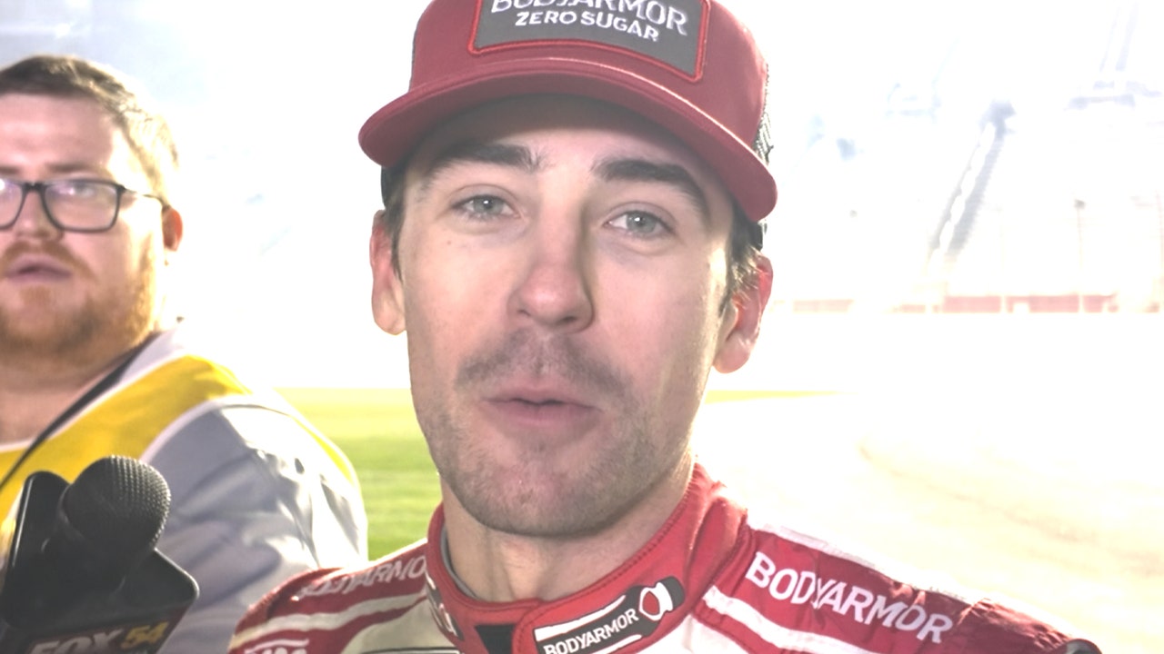 Did Ryan Blaney have the feeling it would be three-wide at the finish at the Ambetter Health 400? | NASCAR on FOX