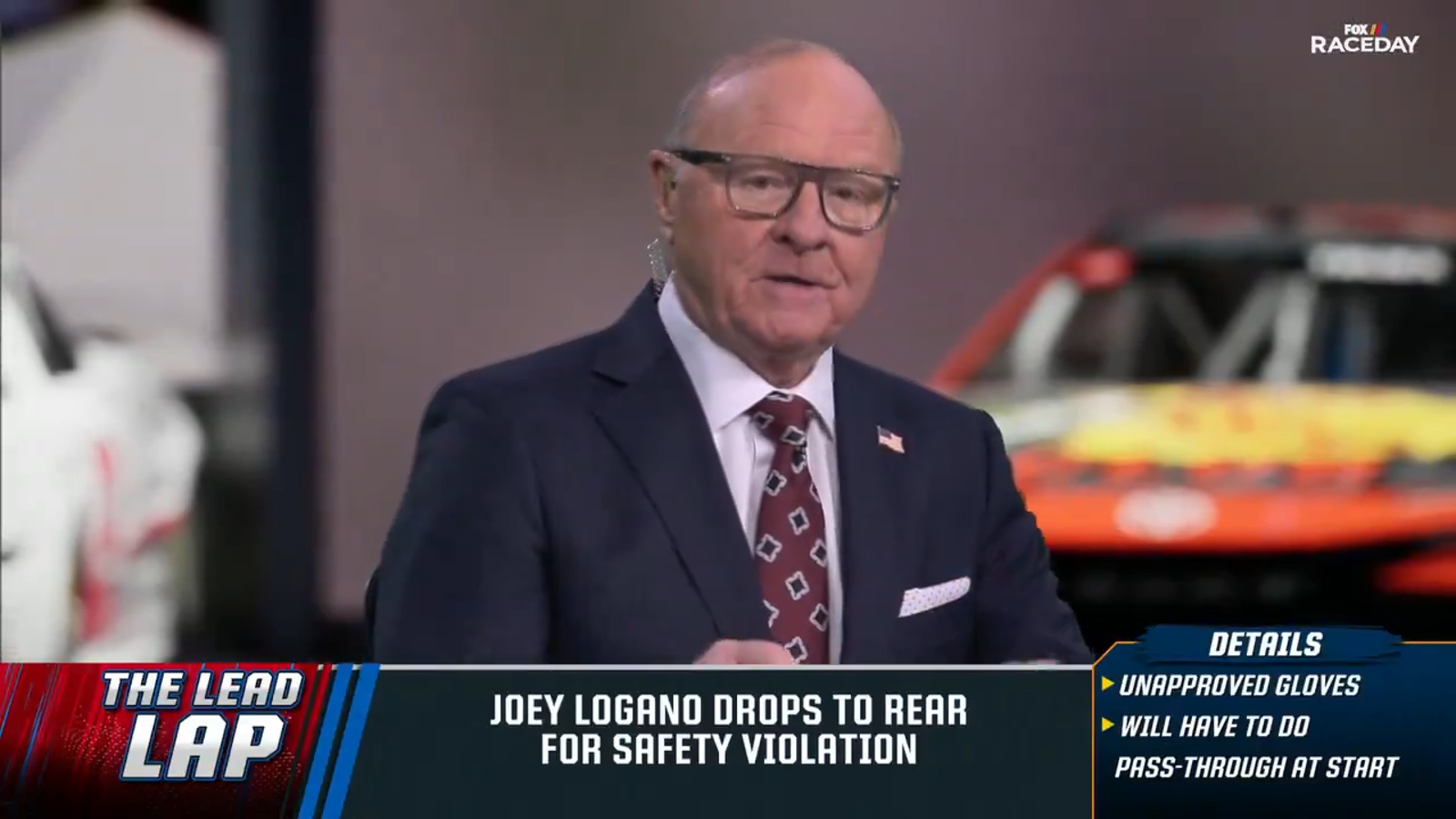 'A safety violation' - Larry McReynolds on Joey Logano's glove penalty