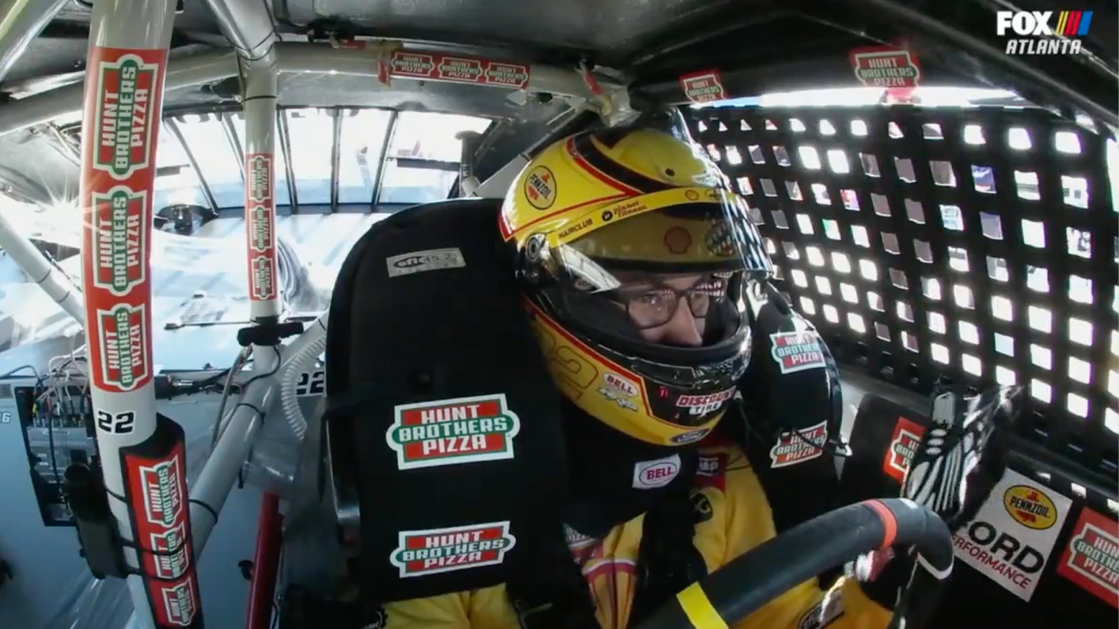 The aftermath of Joey Logano's penalty for a wearing a glove in qualifying