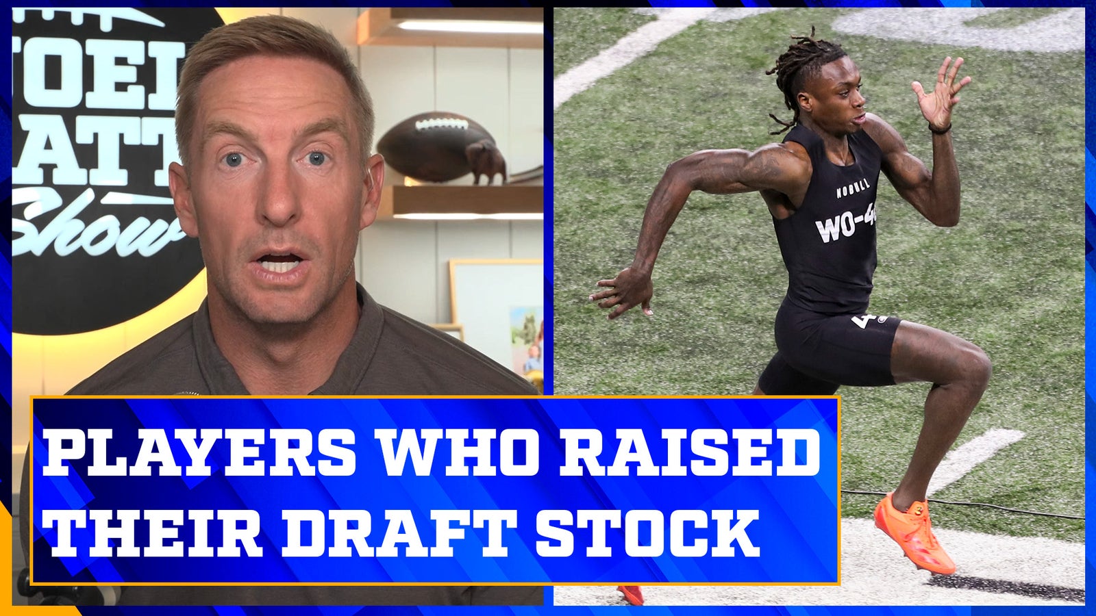 Which players improved their Draft stock the most at the NFL Combine? 