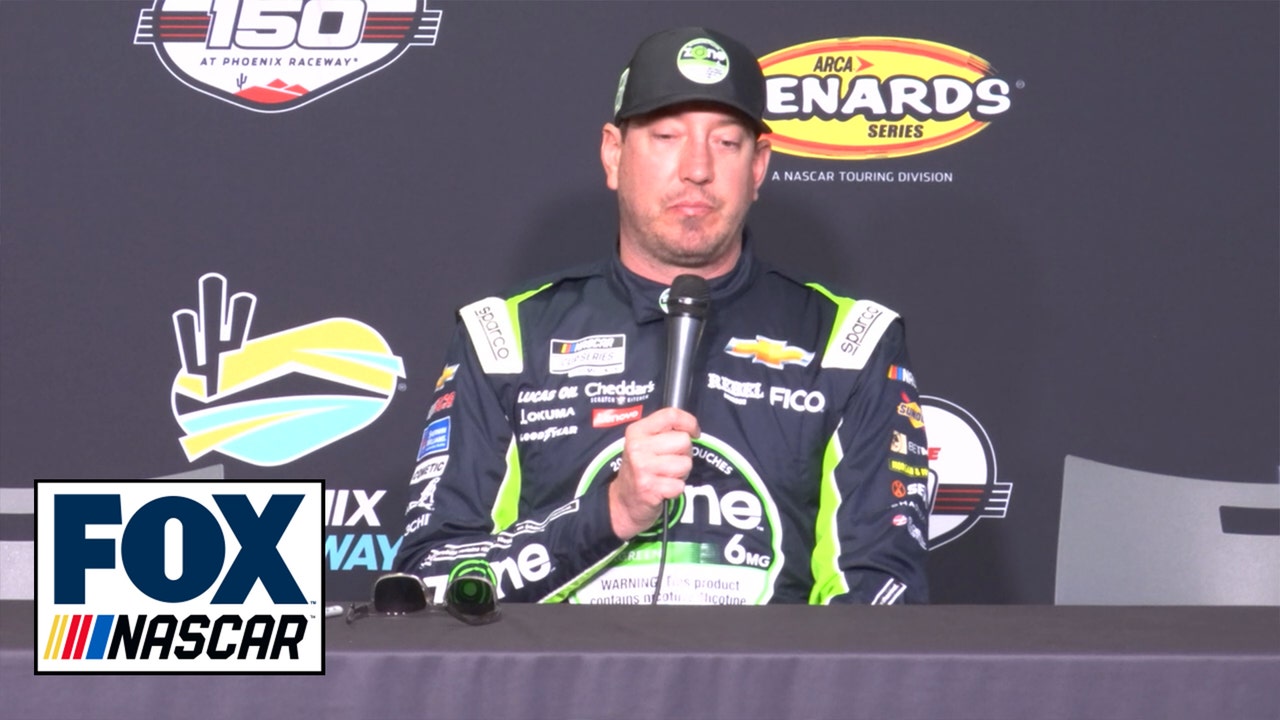 Kyle Busch explains his pit-road penalty for pitting outside the box | NASCAR on FOX