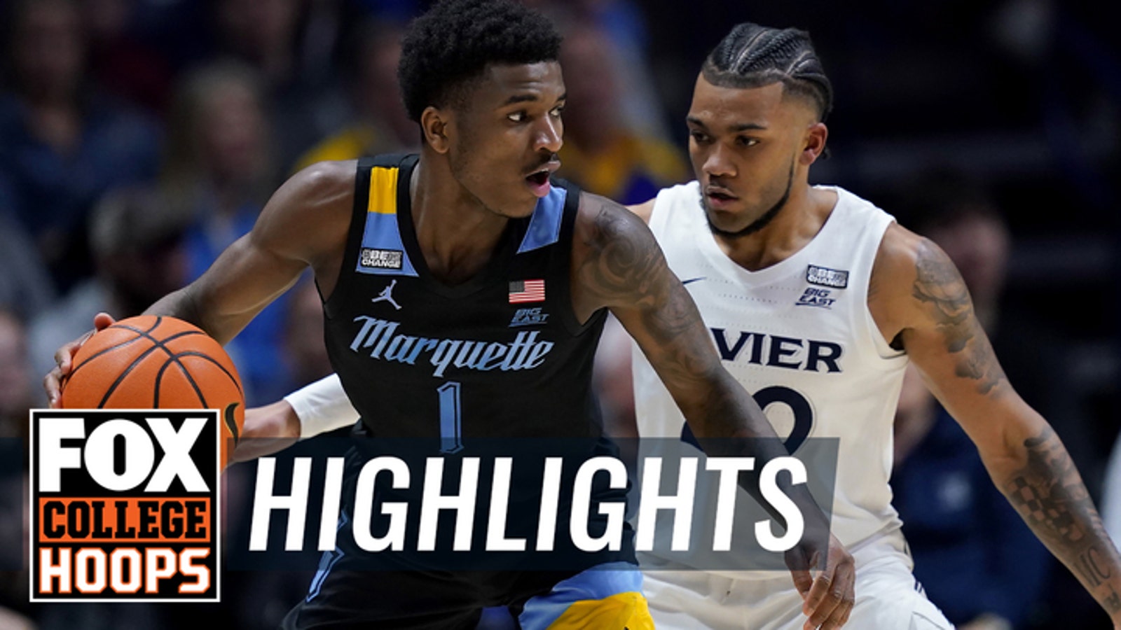 No. 8 Marquette Golden Eagles vs. Xavier Musketeers Highlights