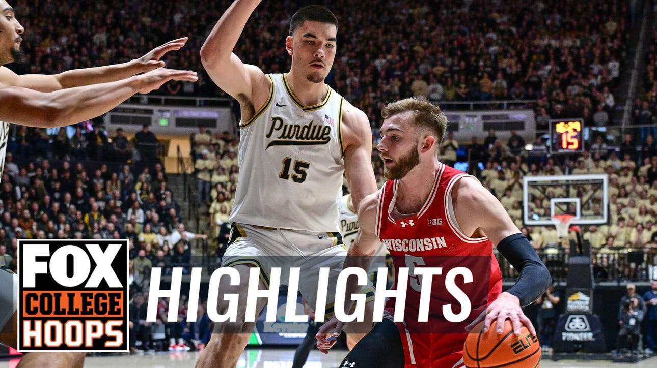 Wisconsin Badgers vs. No. 3 Purdue Boilermakers Highlights | CBB on FOX