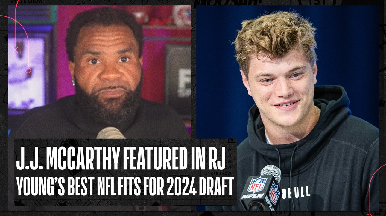 J.J. McCarthy featured on RJ Young’s best NFL fits for the draft | No. 1 CFB Show