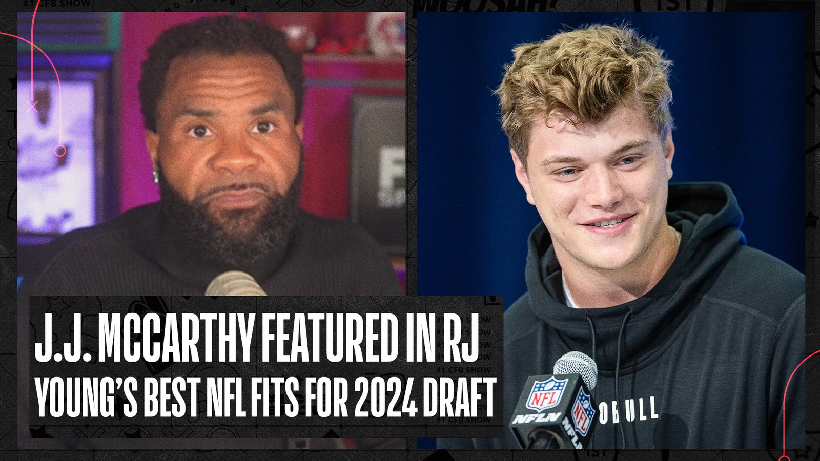 J.J. McCarthy among RJ Young’s best NFL fits for the draft 