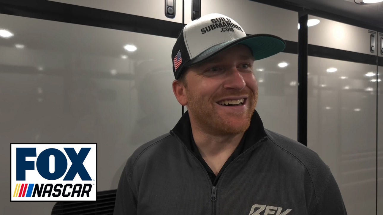 Chris Buescher gives an update on his dancing lessons for his wedding | NASCAR on FOX