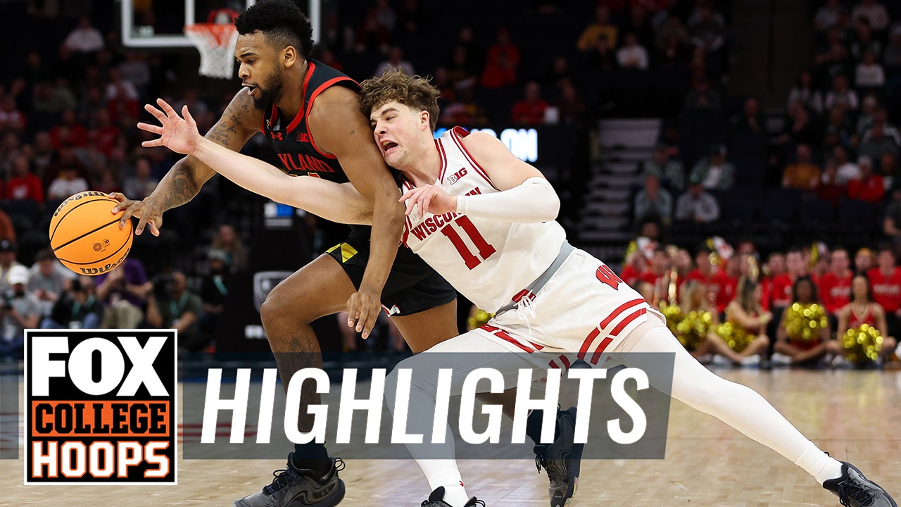 Wisconsin Badgers vs. Maryland Terrapins Big Ten Tournament Highlights | CBB on FOX