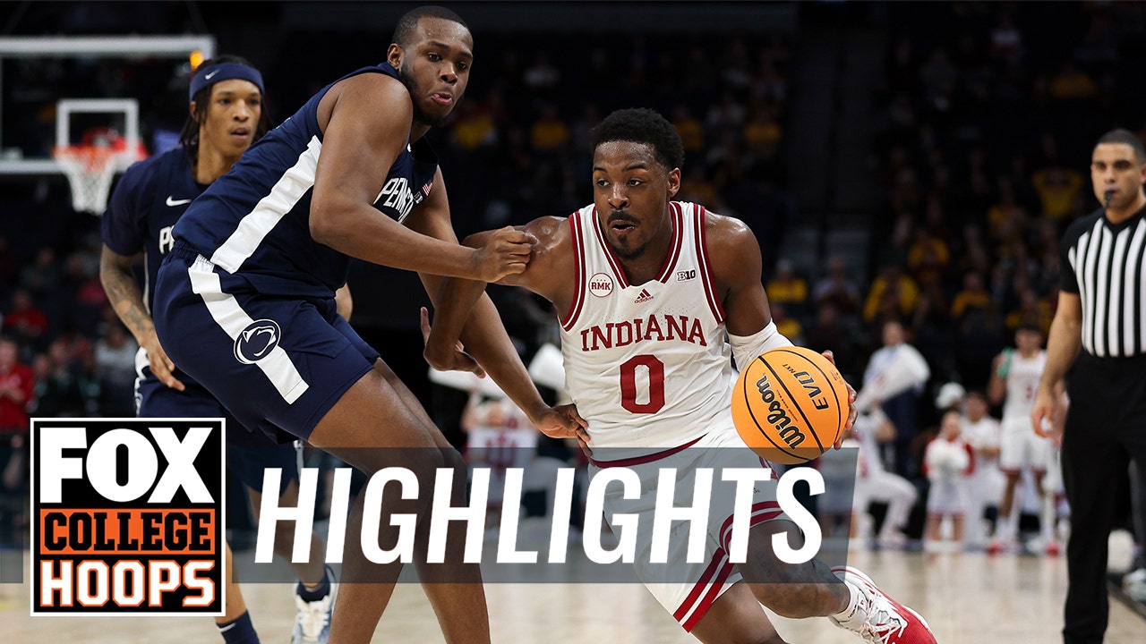 Penn State Nittany Lions vs. Indiana Hoosiers Big Ten Tournament Highlights | CBB on FOX