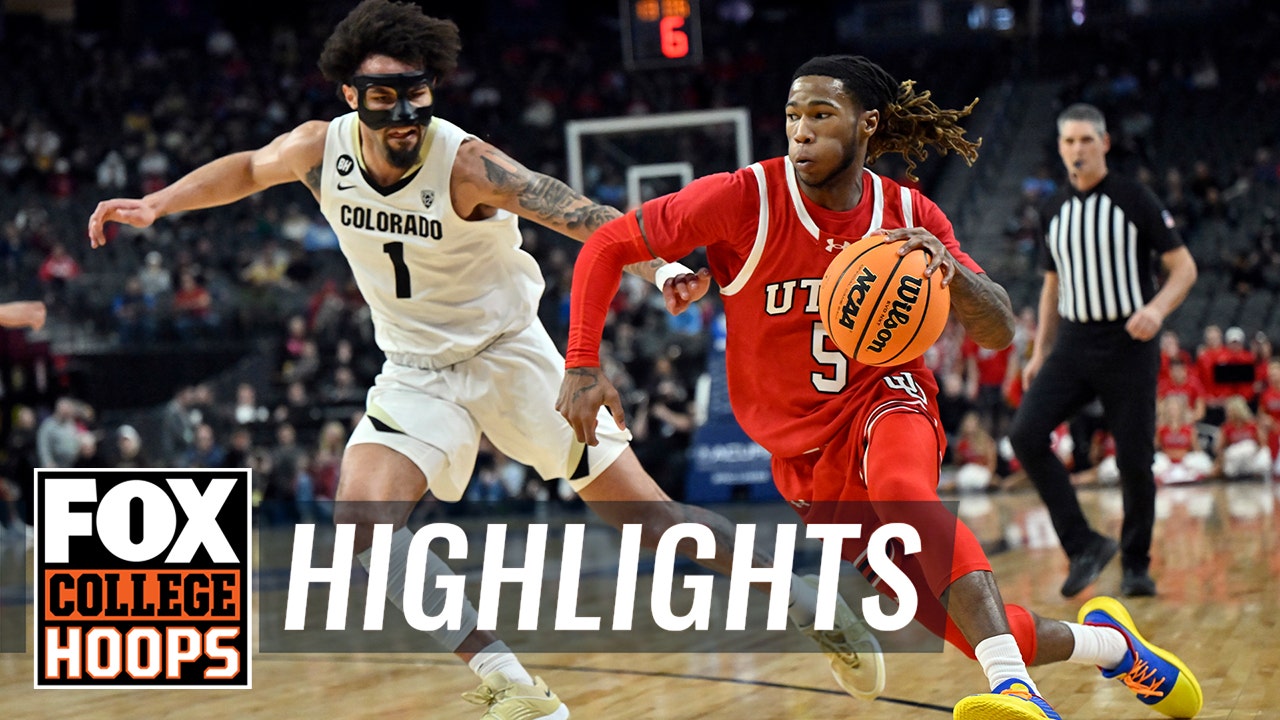 Utah vs. Colorado Pac-12 Tournament Highlights | CBB on FOX