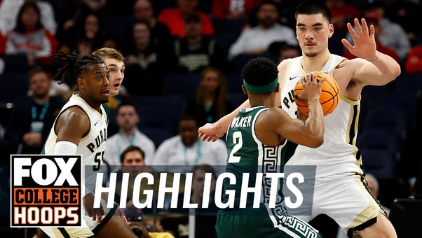 Michigan State Spartans vs. Purdue Boilermakers 2024 Big Ten Tournament Highlights | CBB on FOX