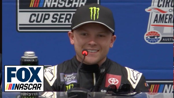 Ty Gibbs on finish at Bristol and having the speed to win races