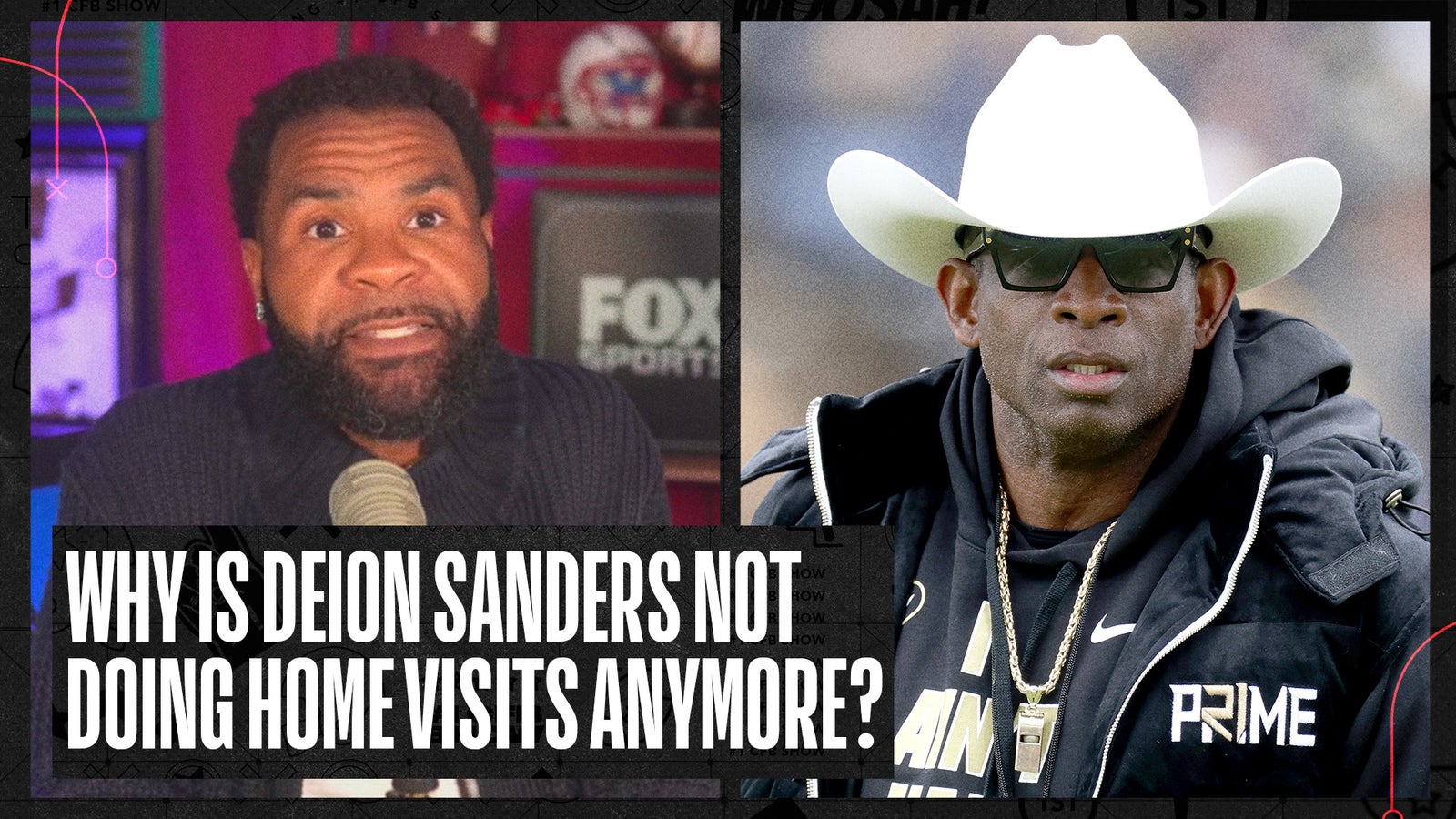 Why is Deion Sanders no longer doing in home visits for recruits?