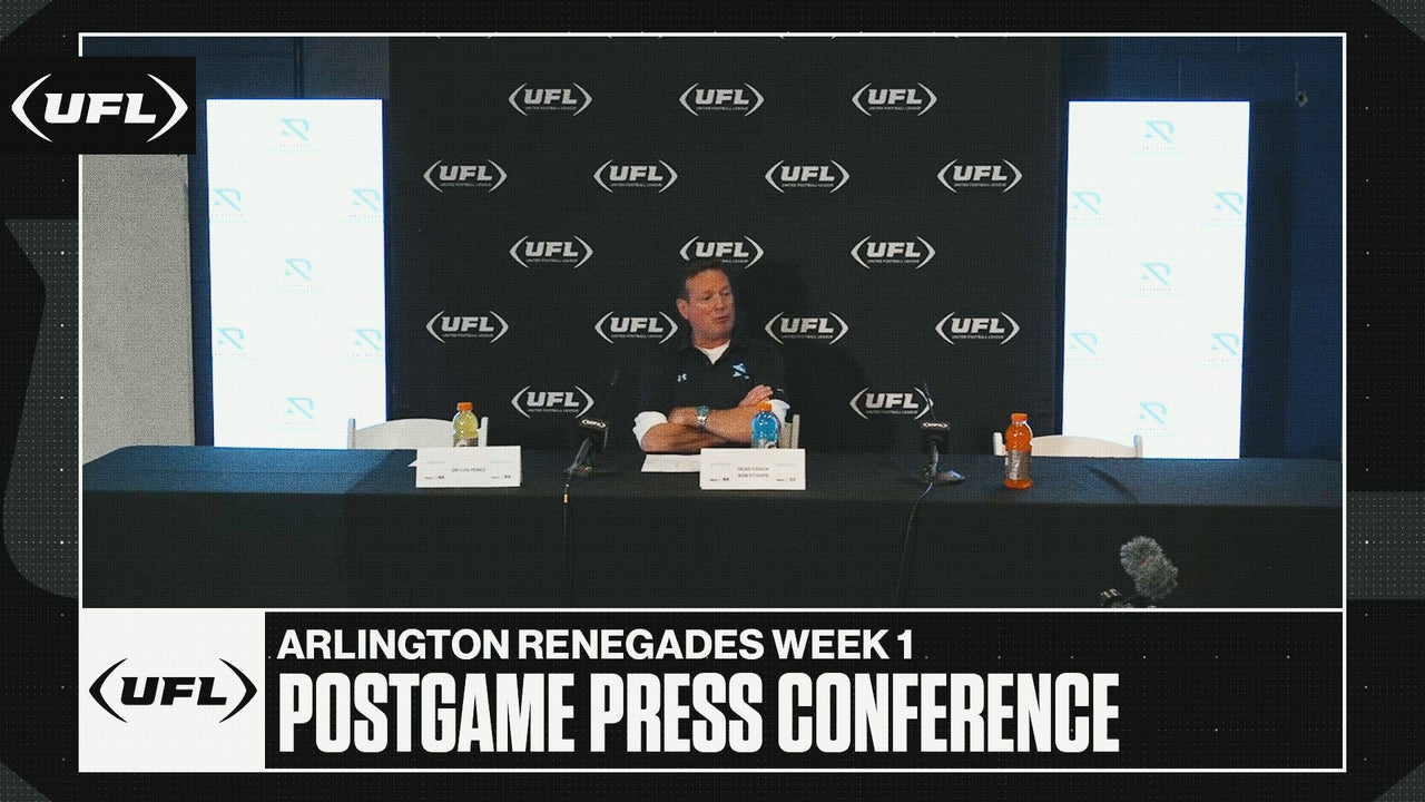 Arlington Renegades Week 1 postgame press conference | United Football League