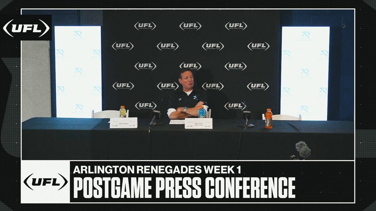 Arlington Renegades Week 1 postgame press conference | United Football League