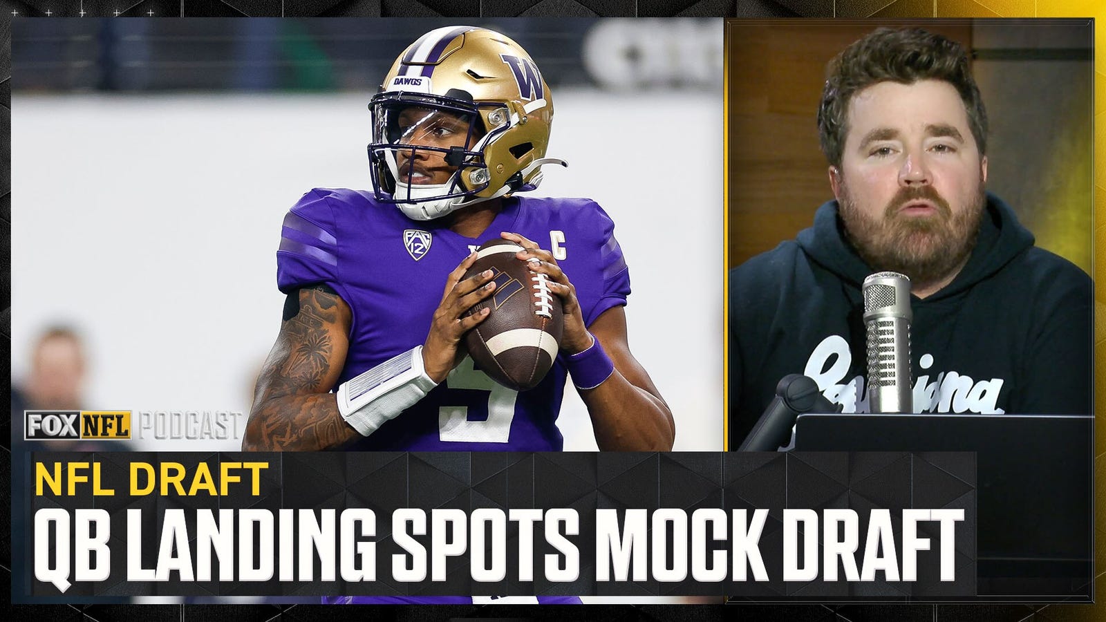 NFL Mock Draft 2.0: QB predictions ft. Michael Penix Jr, Drake Maye & J.J. McCarthy 