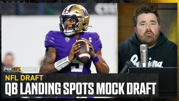 NFL Mock Draft 2.0: QB predictions ft. Michael Penix Jr, Drake Maye & J.J. McCarthy | NFL on FOX Pod