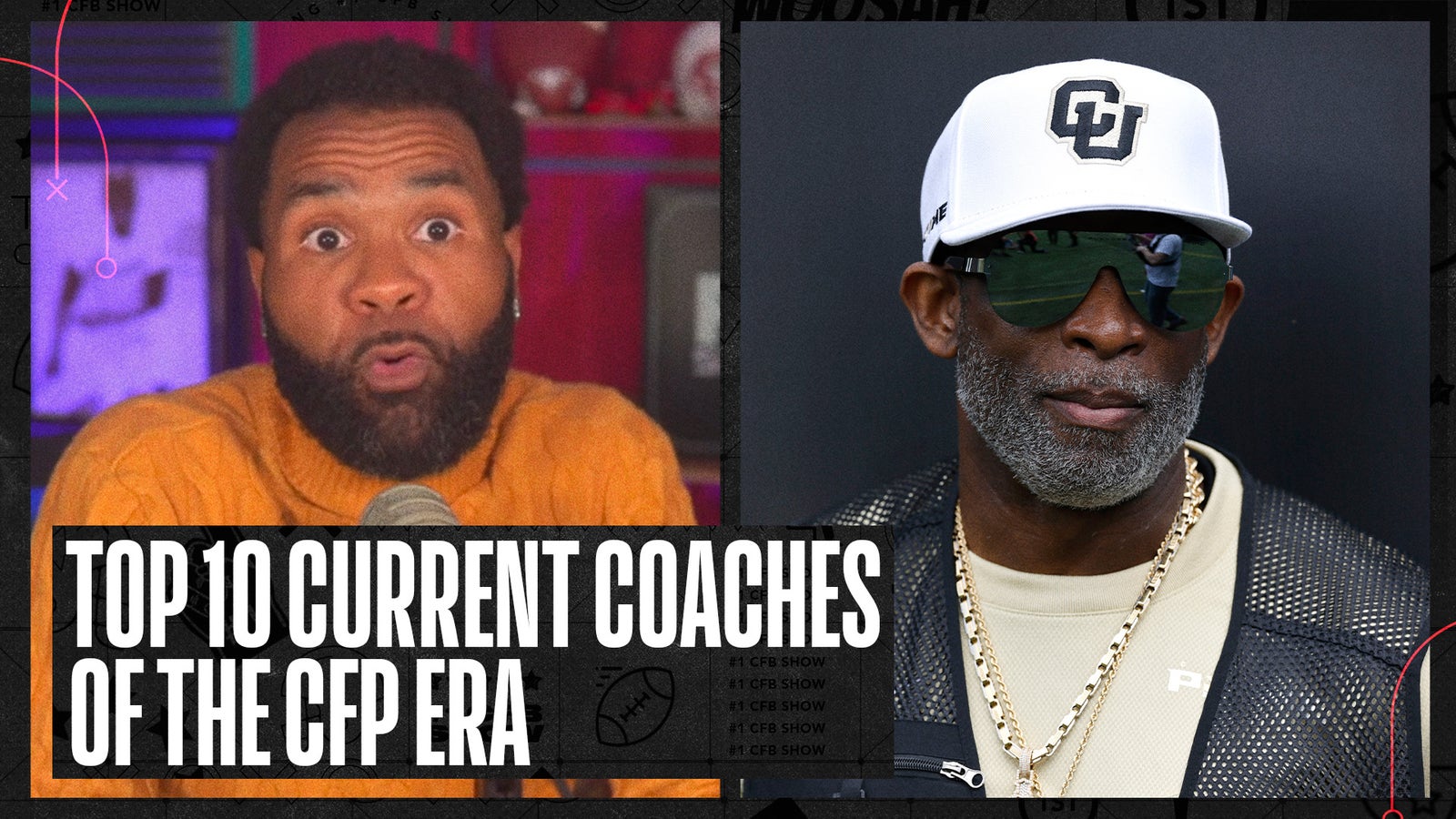 Deion Sanders leads RJ Young's top 10 current CFP era coaches