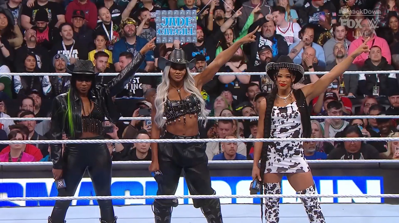 Jade Cargill, Bianca Belair, Naomi put Damage CTRL on notice before WrestleMania 